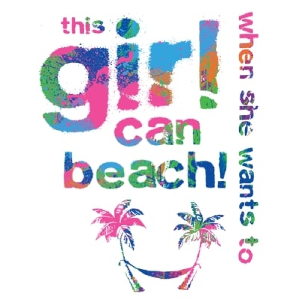 T-Shirt - kurzarm - beach girl